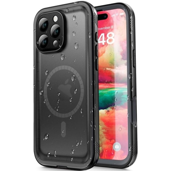 Θήκη Apple Iphone 16 Pro - Tech-protect Shellbox Ip68 Full Body 360° Ανθεκτική Αδιάβροχη Με Magsafe - Black (5906302375189) image 0
