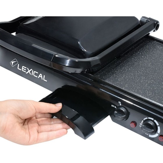 Ηλεκτρική Ψησταριά BBQ LEXICAL LSM-2550-2 1600W Μαύρο image 3