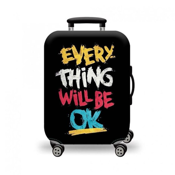 Κάλυμμα Βαλίτσας Amber Small Everything Will Be Ok image 0