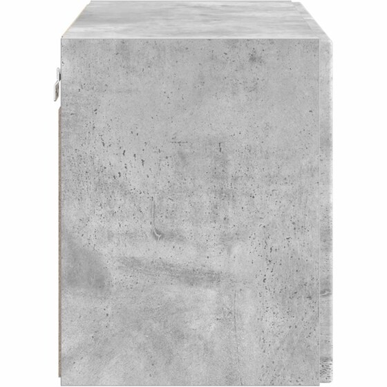 Επιτοίχιο Έπιπλο Τηλεόρασης VidaXL 59.5x31x40 cm - Γκρι Σκυροδέματος image 5