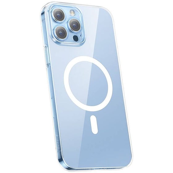 Θήκη + Προστασία Οθόνης / Καμερών Apple iPhone 13 Pro - Baseus Magnetic Crystal Clear Case - Διάφανο image 2