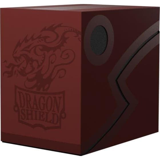 Dragon Shield Double Shell Blood Deck Box image 0