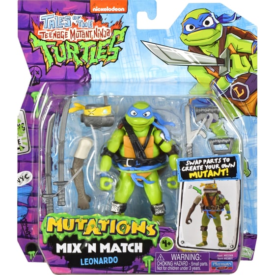 Χελωνονιντζάκια Giochi Preziosi Φιγούρα Mix 'n Match Mutations 1 Τμχ (12cm) - Τυχαία Επιλογή Σχεδίου (T0201900) image 7