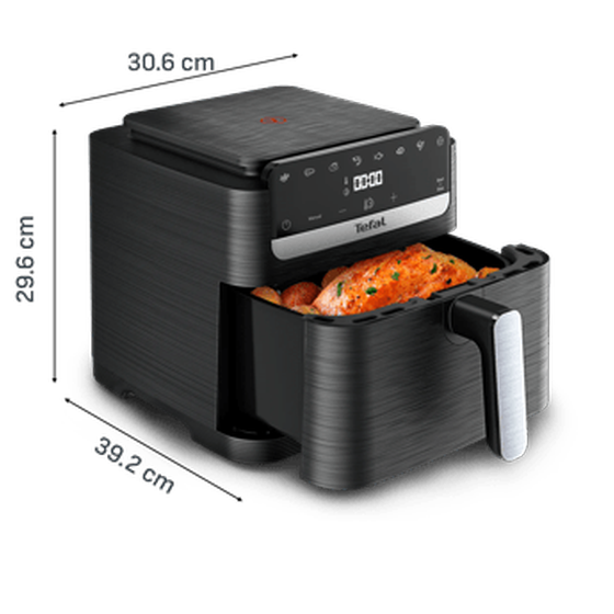 TEFAL EY8618 με Αποσπώμενο Κάδο 7.5 L Μαύρο Φριτέζα Αέρος image 6