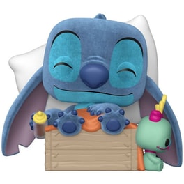 Funko Pop! Disney Plus: Lilo & Stitch - Sleeping Stitch in Box (Flocked) (Special Edition) #1607 Vinyl Figure