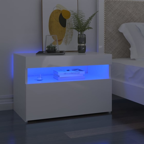 Έπιπλο Τηλεόρασης VidaXL από Μοριοσανίδα 60x35x40cm - Λευκό image 7