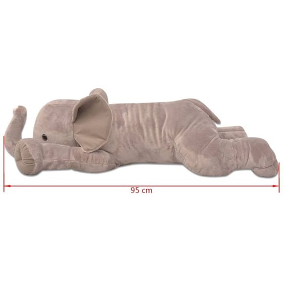 Λούτρινο Ελέφαντας Vidaxl (95cm) image 3