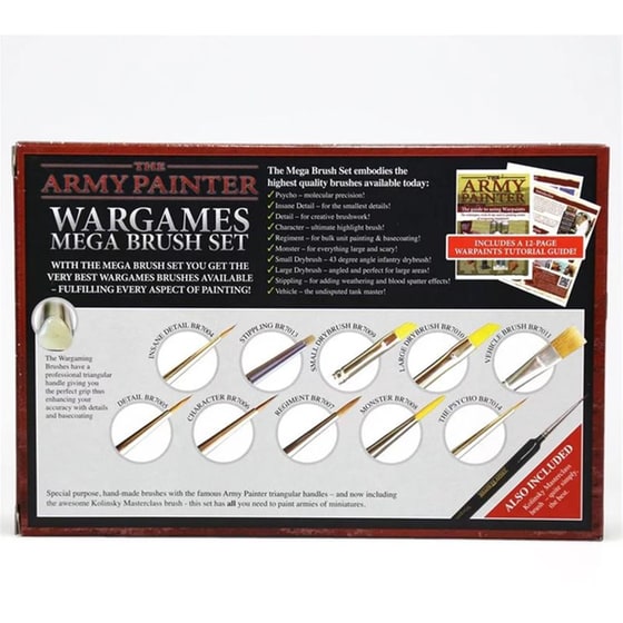 The Army Painter - Wargaming Mega Brush Set image 1