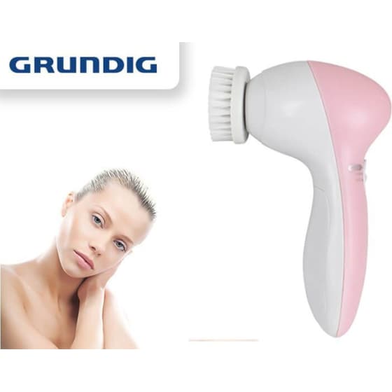 Ηλεκτρική Βούρτσα Καθαρισμού Grundig 07543 Προσώπου & Σώματος 5 σε 1 - Λευκό/ Ροζ image 2