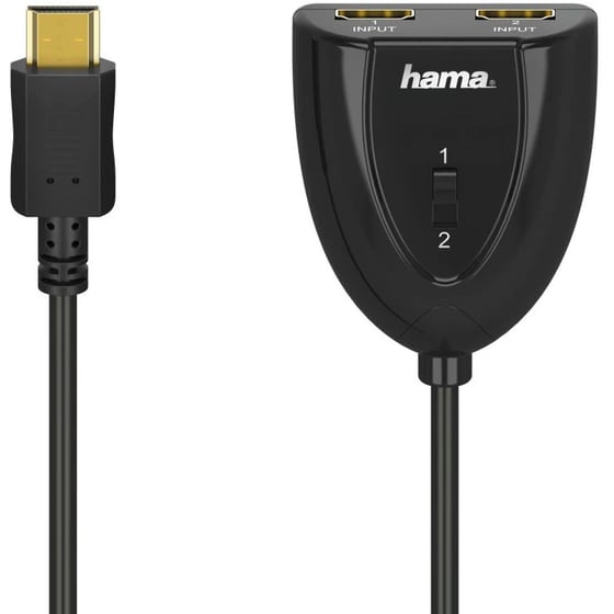 HDMI Switch HAMA 122224 2 Εισόδων & 1 Εξόδου image 0