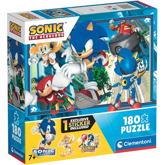 Παιδικό Παζλ Clementoni Sonic The Hedgehog (180 Κομμάτια) image 0