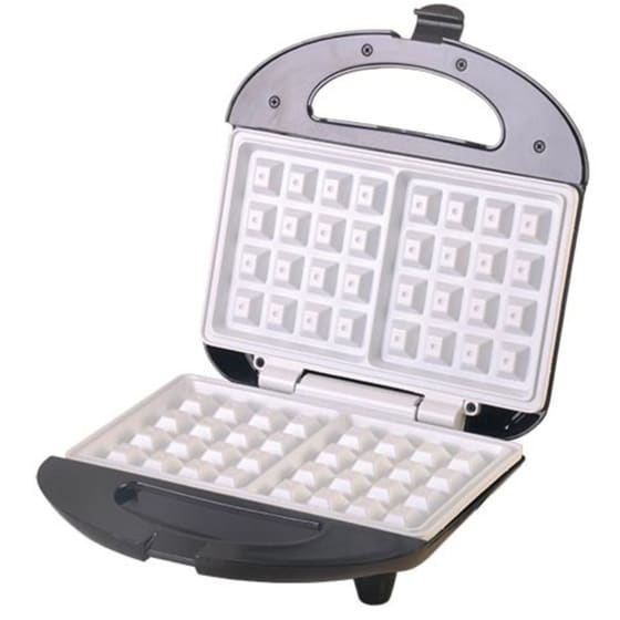 CAMRY Waffle Maker CR 3019 1000 W 2 Θέσεων Ασημί Βαφλιέρα image 1