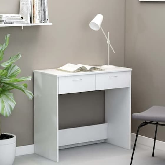 Γραφείο Μελέτης VidaXL από Μοριοσανίδα 80x40x75cm - Λευκό image 1