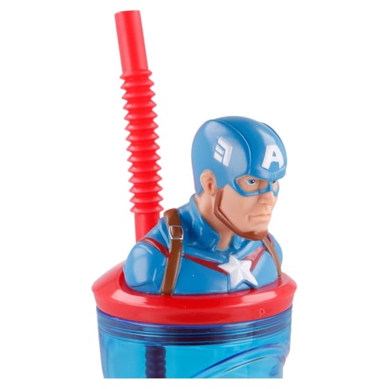 Ποτήρι Avengers Captain America 3D 360 ml - Πολύχρωμο image 2