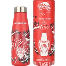Μπουκάλι Θερμός Estia Home Art Travel Flask Save the Aegean Olympiacos BC Edition Together We Fight 500ml