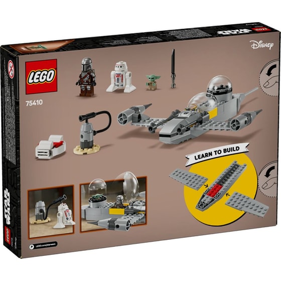 LEGO® Star Wars™ Mando and Grogu's N-1 Starfighter™ (75410) image 4