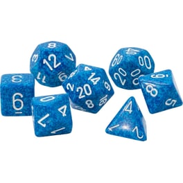 Σετ Ζάρια - 7 Dice Set Speckled Polyhedral Water Chessex