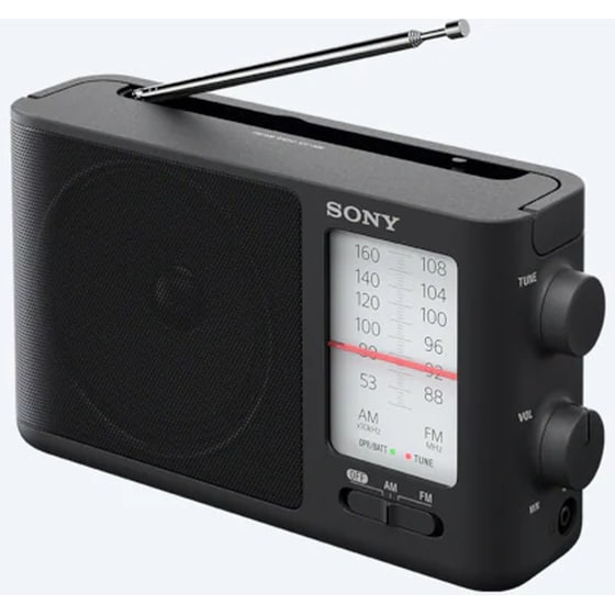 Φορητό ραδιόφωνο με ηχείο SONY ICF-506 -Μαύρο image 1