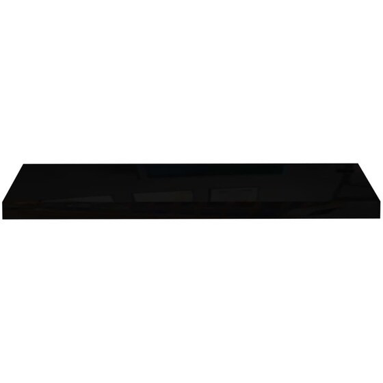 Ράφια Τοίχου VidaXL από MDF 80x23.5x3.8 cm 2 Τμχ - Μαύρο image 3