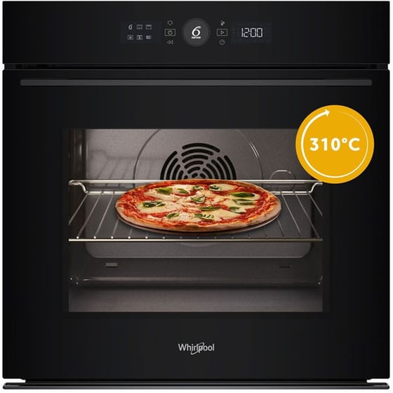 WHIRLPOOL WOI5S8PM1SBA 73 Lt Μαύρο Εντοιχιζόμενος Φούρνος Άνω Πάγκου image 4