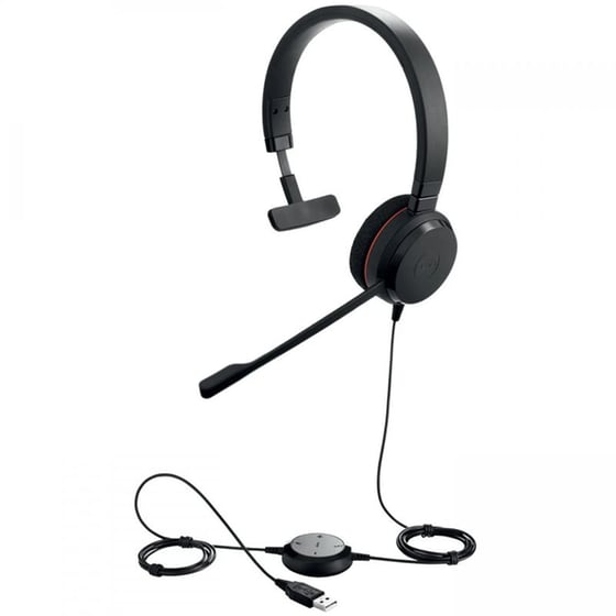 Ακουστικά Κεφαλής Jabra Evolve 20 Uc - Μαύρο image 2