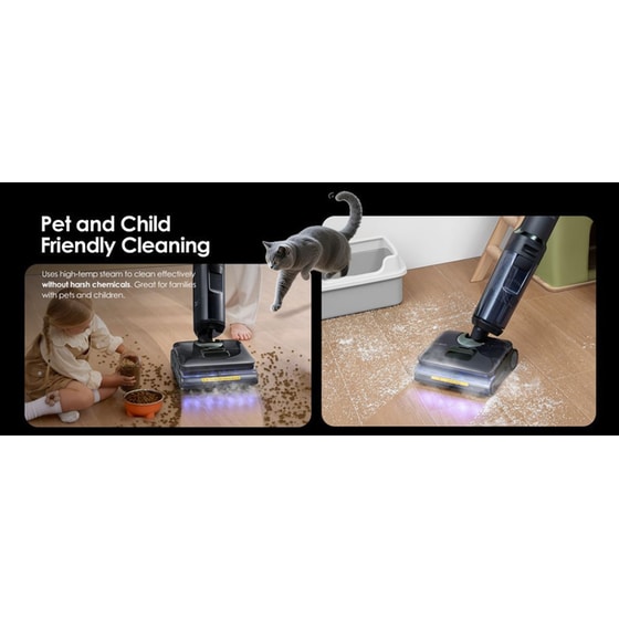 TINECO S7 Stretch Steam Plus 25.2 V 0.7 L Μαύρo Σκούπα Stick image 9