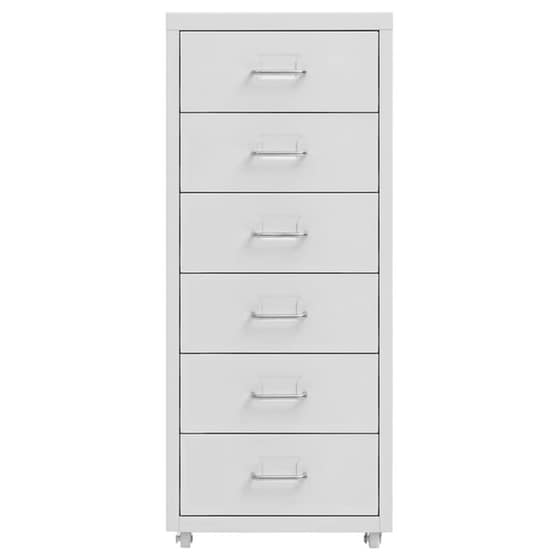 Συρτιαριέρα Γραφείου VidaXL από Μέταλλο 28x41x69 cm - Γκρι image 2