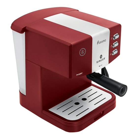 Μηχανή Espresso SINGER ES-851R 850 W 20 bar Κόκκινο image 2