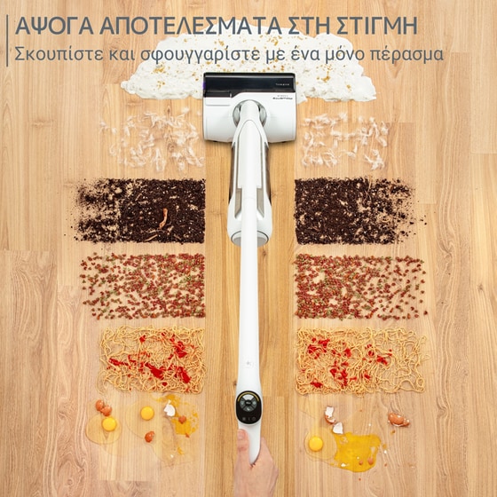 ROWENTA WET & DRY X-CLEAN 10 GZ7035WO 21.6 V 0.79 L Λευκή/Ασημί Σκούπα Stick image 2