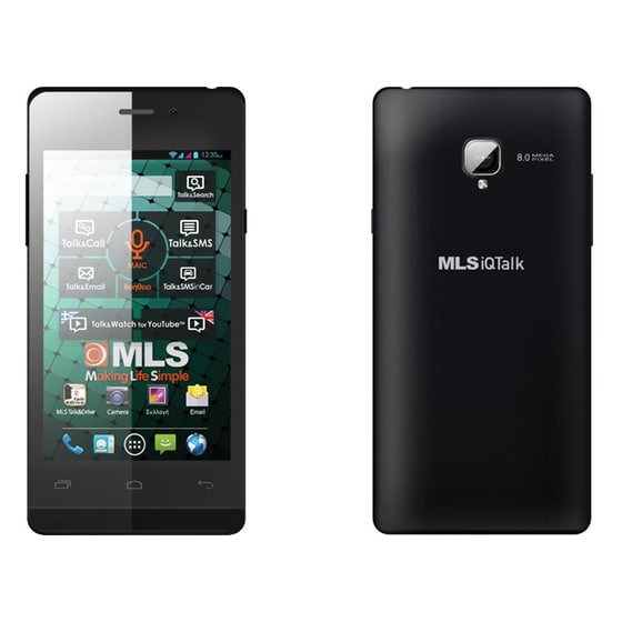 Smartphone MLS iQTalk Rock Mini Dual Sim 8GB Μαύρο image 2