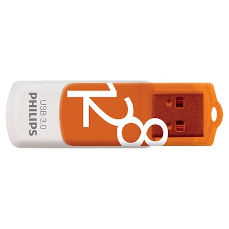 Philips Vivid 128GB USB 2.0 Stick Πορτοκαλί