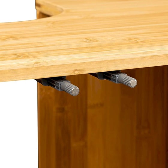 Ντουλάπι Μπάνιου Νιπτήρα Spitishop F-v Lab'n Modul 174829 από Bamboo/MDF 69.6x33.5x80cm - Φυσικό image 2