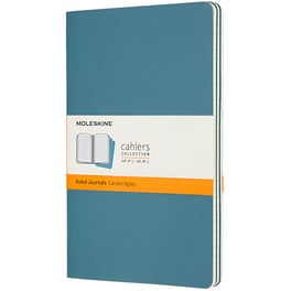 Σημειωματάριο Moleskine Cahier Ριγέ Large Μπλε (3 Τεμάχια)