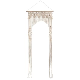 Διακοσμητικό Τοίχου Spitishop A-s Macrame 178521 Υφασμάτινο 90x2.5x200cm - Εκρού/Φυσικό