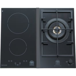 LA GERMANIA P651CVLAGVN (GPL) 60.6cm  Μαύρο Εστία Μεικτή Υγραερίου Αυτόνομη