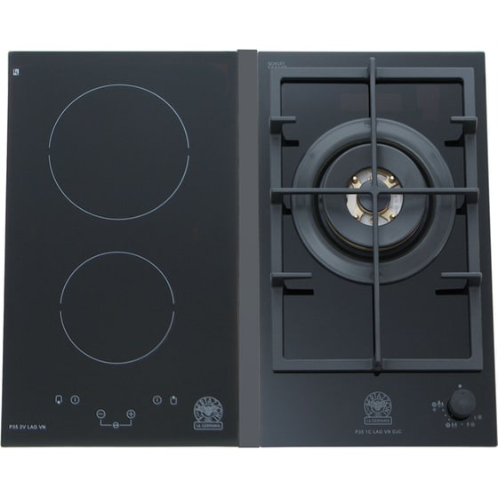 LA GERMANIA P651CVLAGVN (GPL) 60.6cm  Μαύρο Εστία Μεικτή Υγραερίου Αυτόνομη image 0