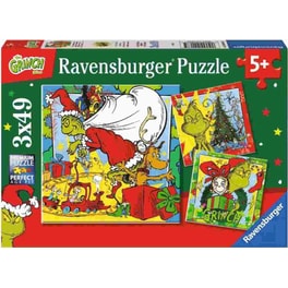 Παιδικό Παζλ Ravensburger 3in1 Grinch (3 x 48 Κομμάτια)