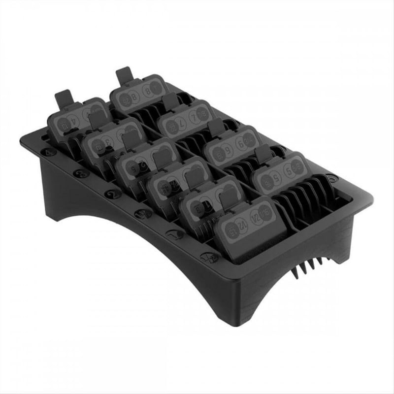 JRL PROFESSIONAL Ανταλλακτικά Χτενάκια Κουρευτικής JRL Kit Guard-4 10 τεμάχια Μαύρα