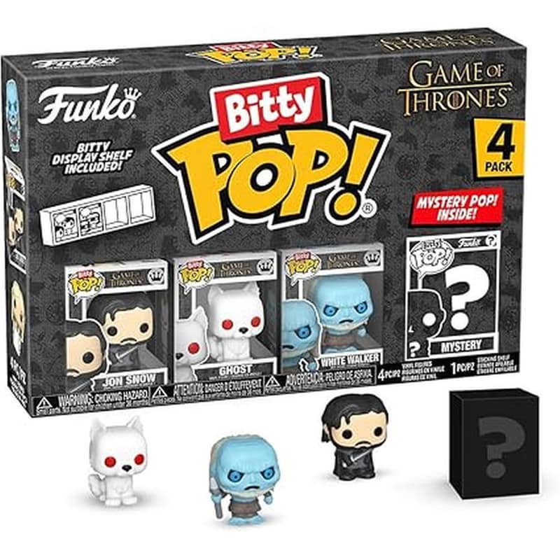 FUNKO Funko Bitty Pop! Game of Thrones - Jon Snow/Ghost/White Walker/Mystery 4-pack