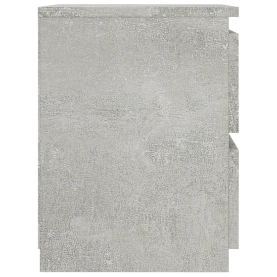 Κομοδίνο Vidaxl Από Μοριοσανίδα 2τμχ 30x30x40 cm - Γκρι Σκυροδέματος image 3