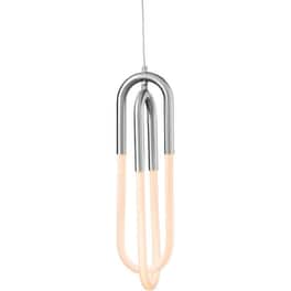 Φωτιστικό Οροφής Led Aca Venus Zm33ledp15ch Μεταλλικό - Ασημί
