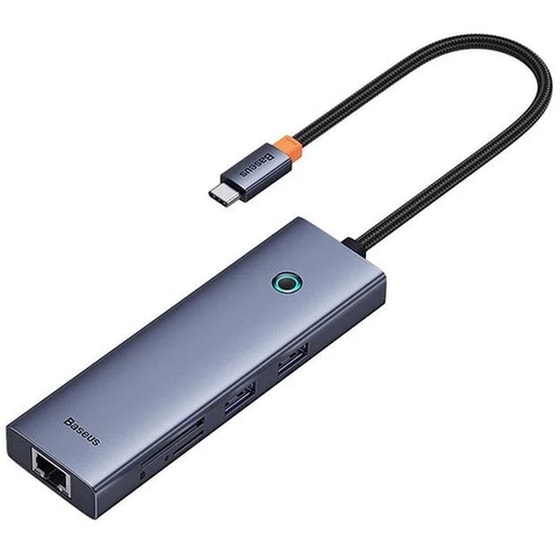 Baseus Flite Series USB Hub 7 σε 1 USB-C - Ανθρακί image 1
