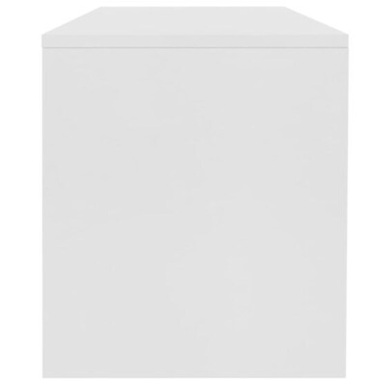 Τραπεζάκι Σαλονιού VidaXL από Μοριοσανίδα 100x40x40cm - Λευκό image 5