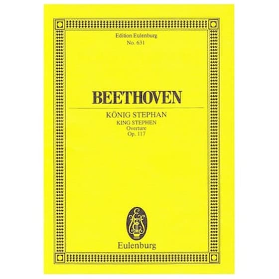Βιβλίο Για Σύνολα Editions Eulenburg Beethoven - King Stephen Overture Op.117 [pocket Score] image 1