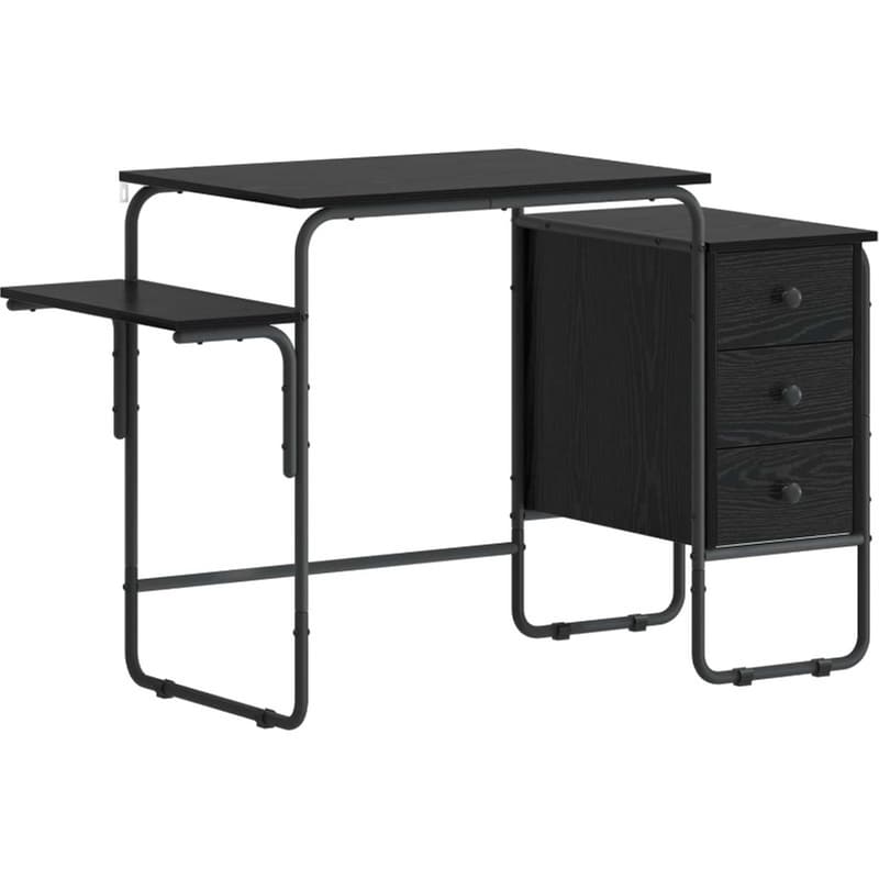 Γραφείο VidaXL με Αποθηκευτικό Χώρο 120x50x75 cm - Μαύρη Δρυς