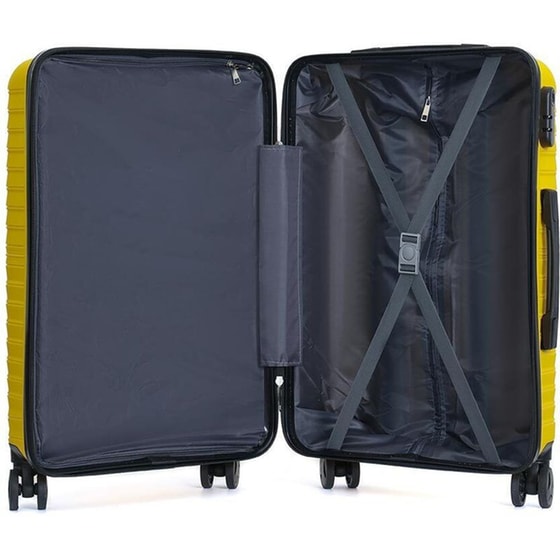 Σετ Βαλίτσες&nbsp;Amber&nbsp;Κίτρινο image 5