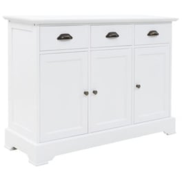Vidaxl Μπουφές Με 3 Πόρτες 105 X 35 X 77,5 Εκ. Από Mdf Και Ξύλο Πεύκου