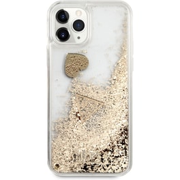 Θήκη Apple iPhone 11 Pro - Guess 4g Logo Collection - Clear/Glitter Gold
