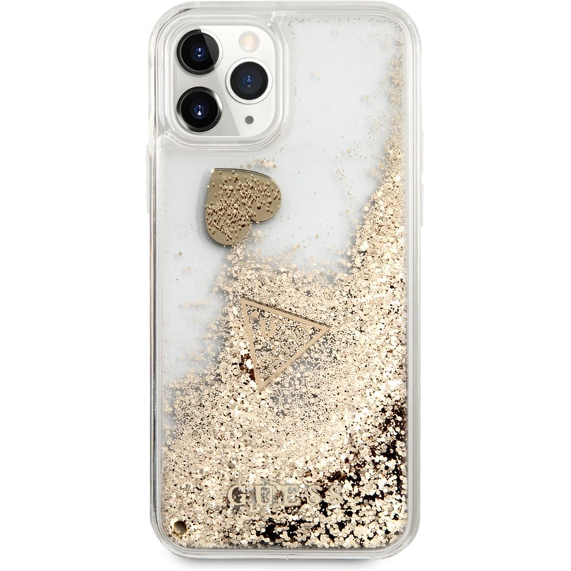 GUESS Guess “4g Logo Collection” Θηκη Προστασιας – Iphone 11 Pro (clear/glitter Gold)
