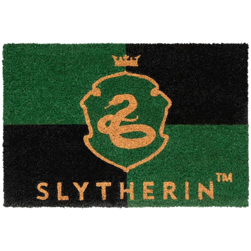ERIK Πατάκι Εισόδου Erik Harry Potter Slytherin 40x60cm - Μαύρο/Πράσινο